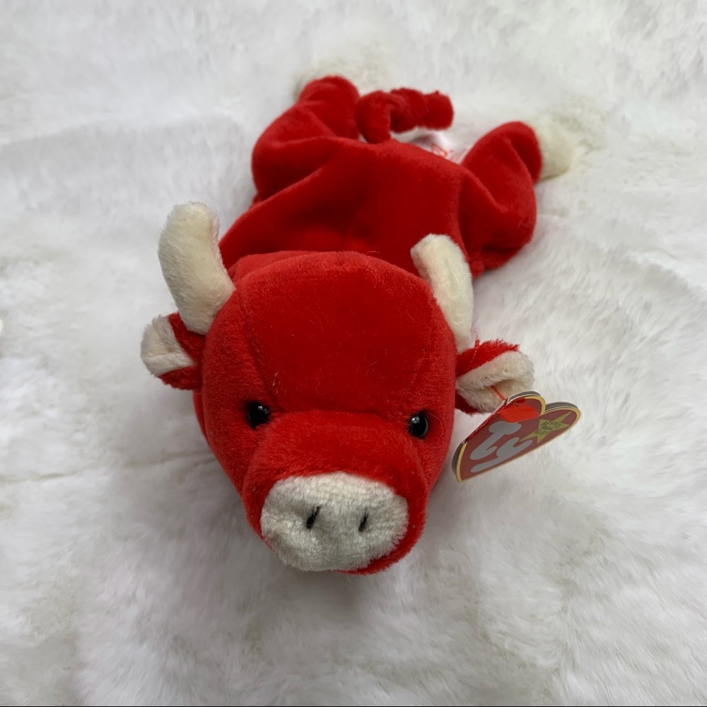 Ty Beanie Baby Snort 1995 Multi Tag Errors